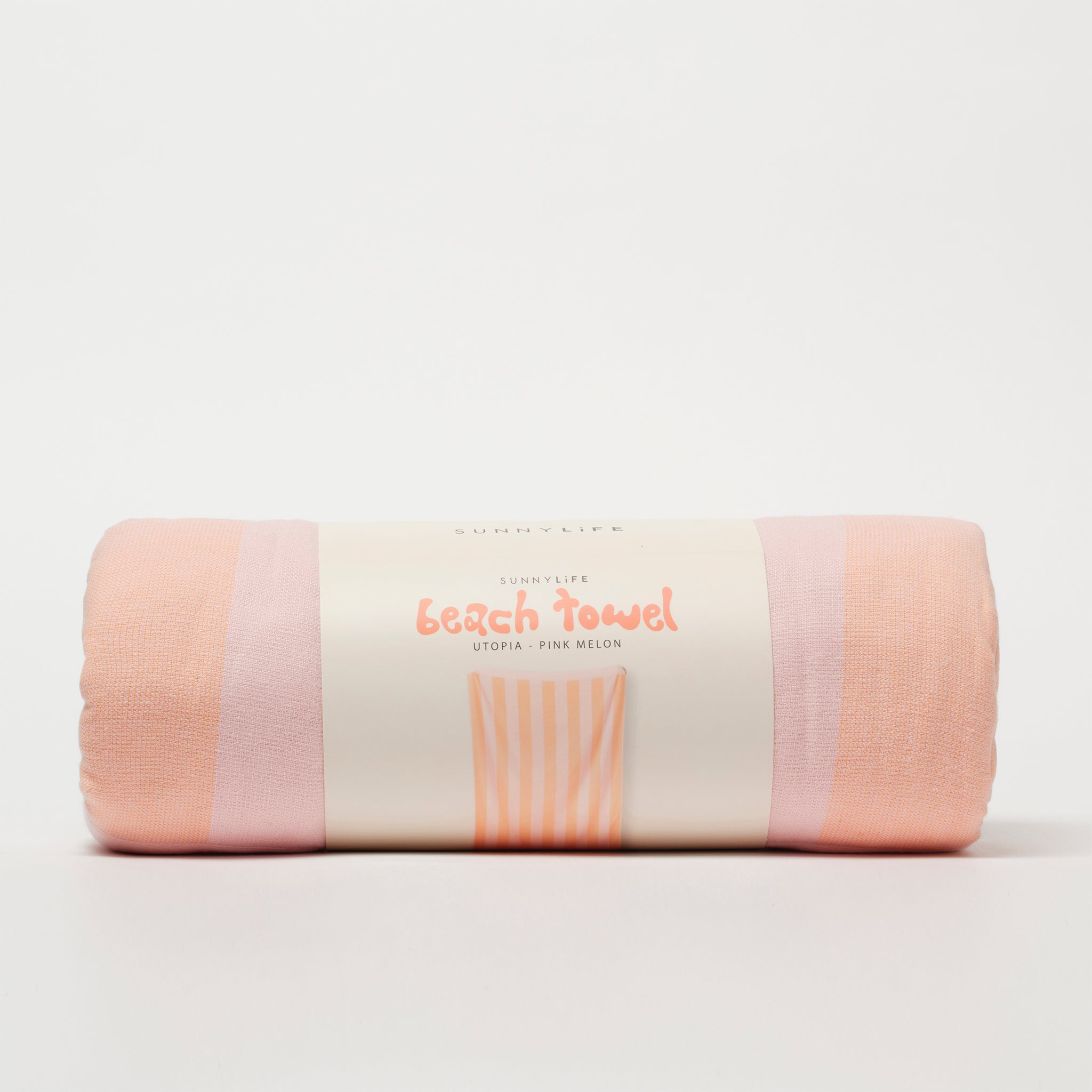 Beach Towel | Utopia Pink Melon