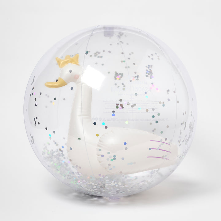 3D Inflatable Beach Ball | Princess Swan Multi