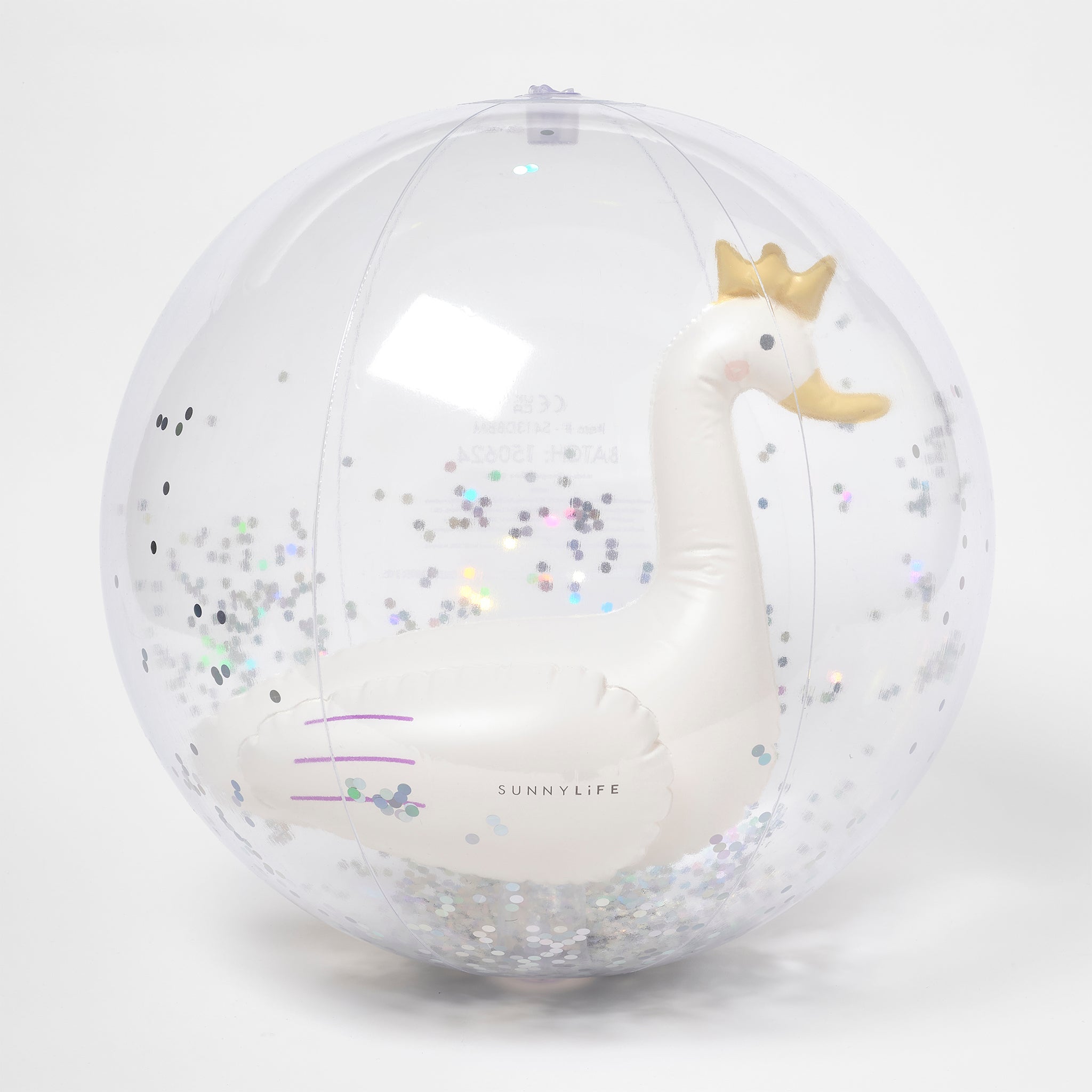 3D Inflatable Beach Ball | Princess Swan Multi