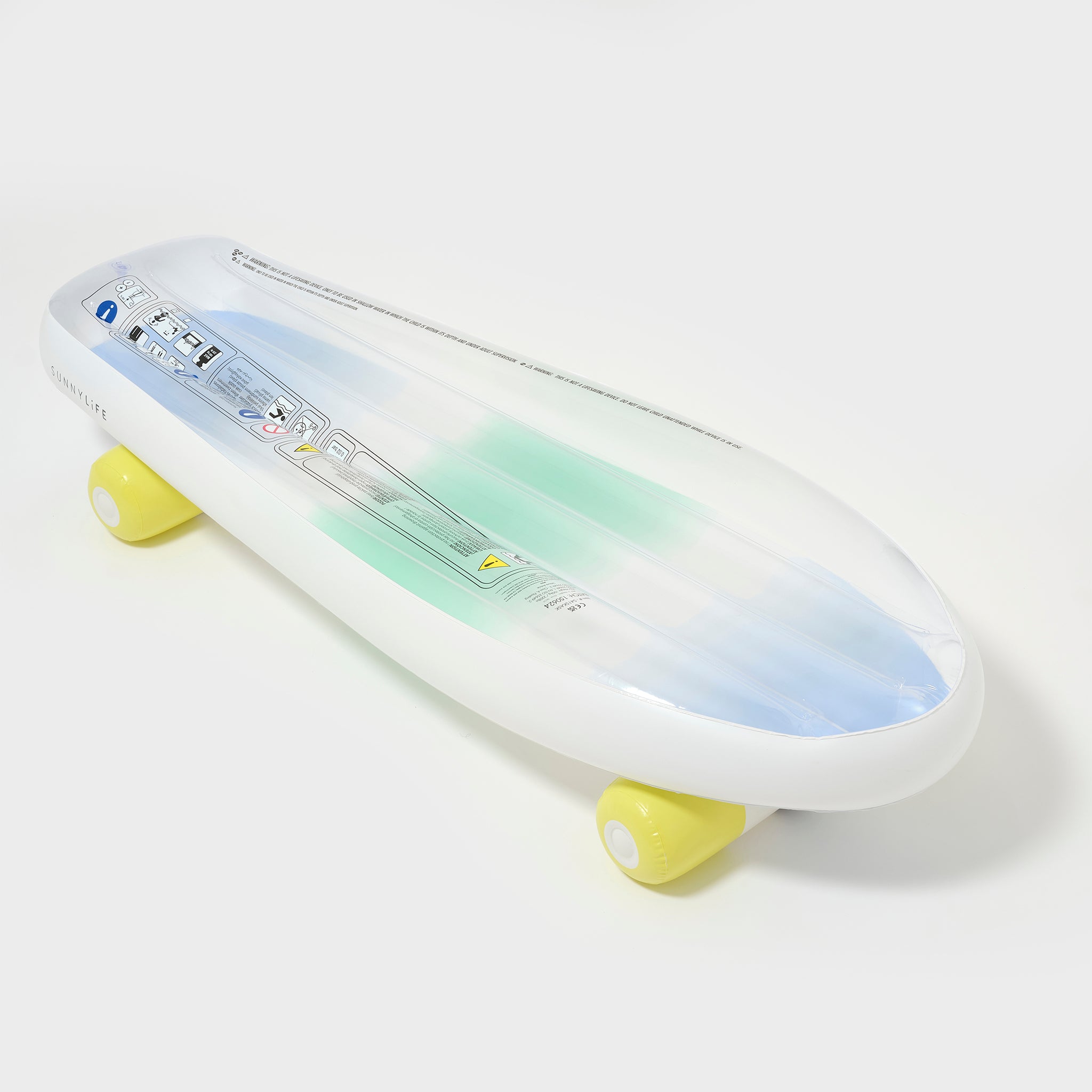 Kids Skateboard Float | The Sea Kids Blue-Lime