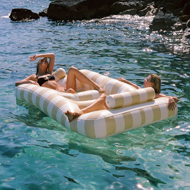 Luxe Twin Hammock Float | Mango Bay Soft Mustard