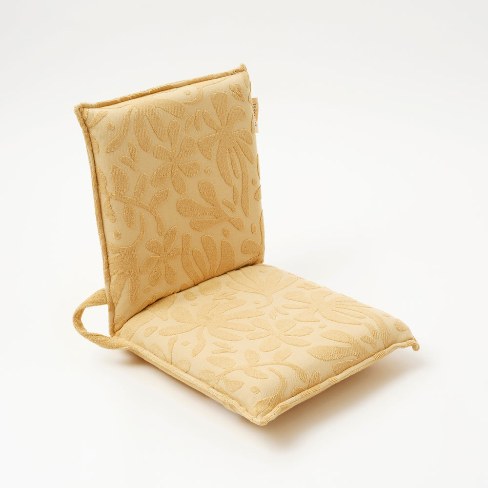 Luxe Folding Seat | Mango Bay Golden Mustard