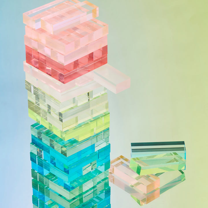 Mini Lucite Jumbling Tower | Aurora