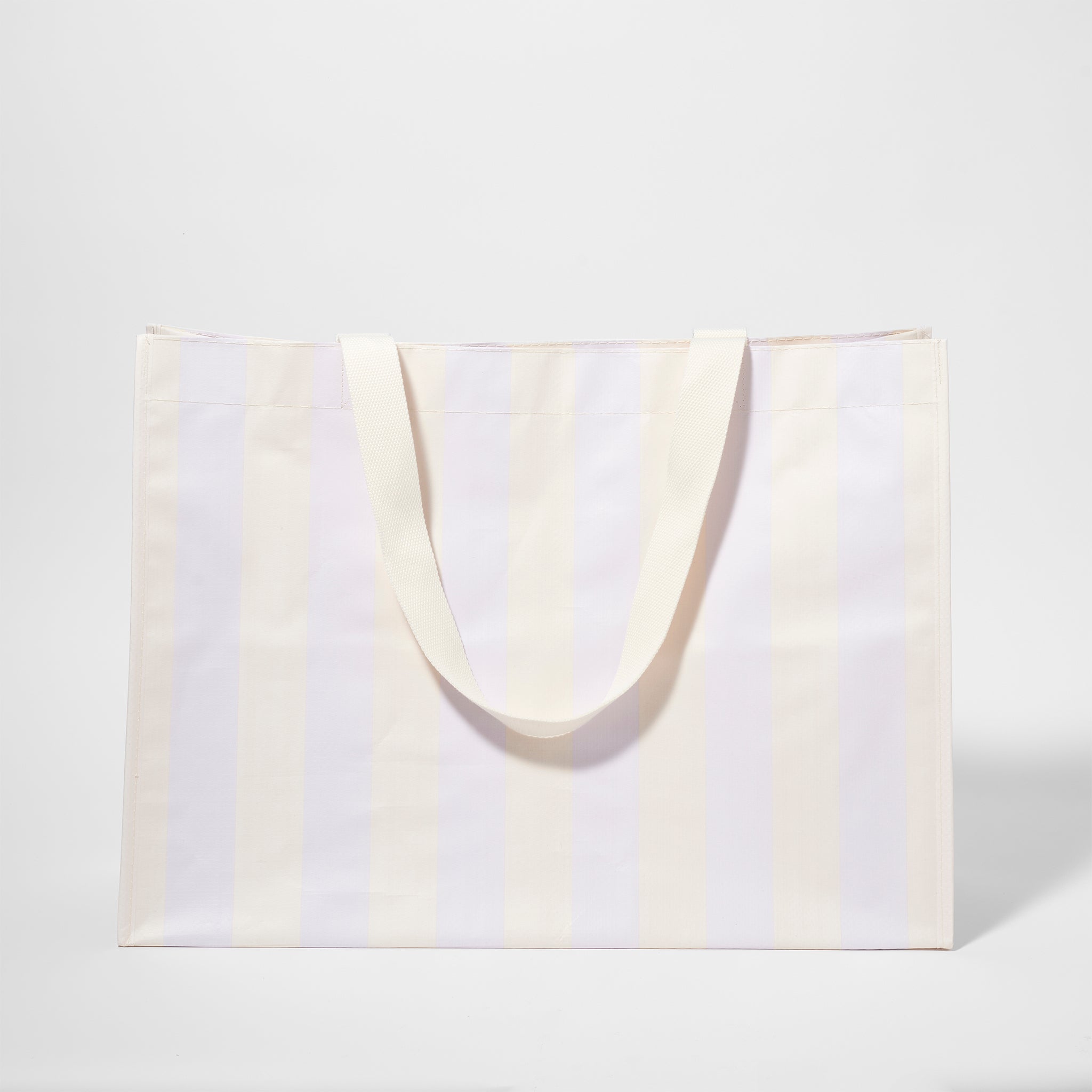 Carryall Beach Bag | Rio Sun Pastel Lilac Stripe