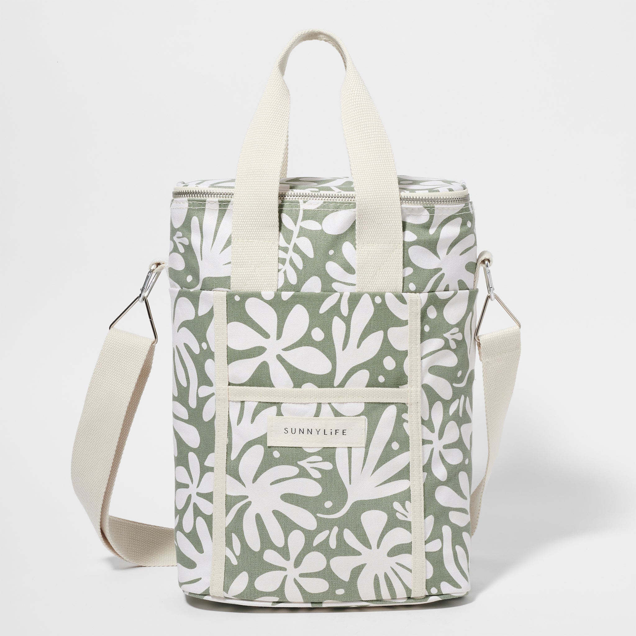 Canvas Drinks Cooler Bag | The Vacay Olive