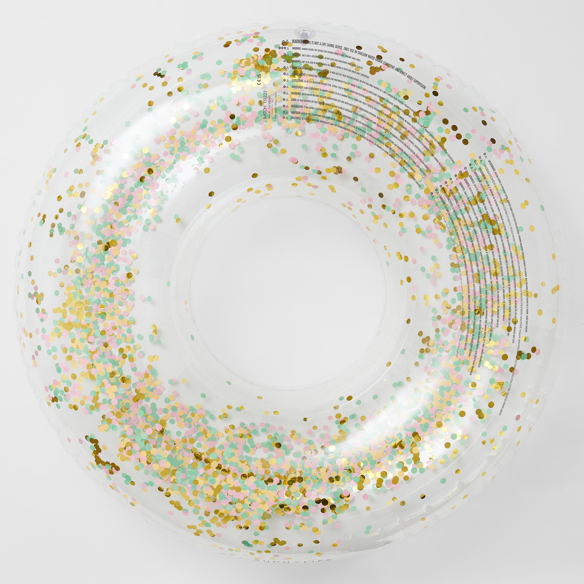 Tube Pool Ring | Confetti Multi